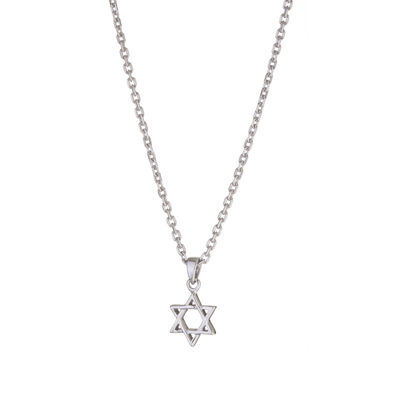 Star of David Pendant Silver