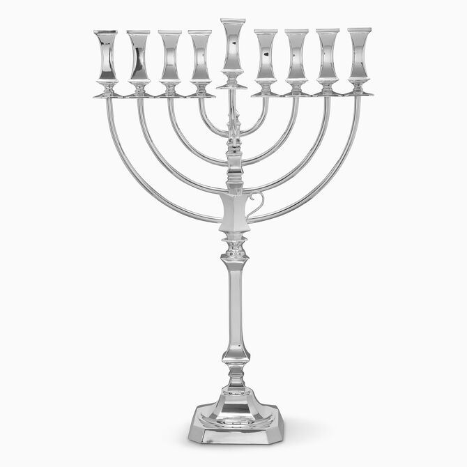 Bagatel Smooth Menorah Legacy Sterling Silver 